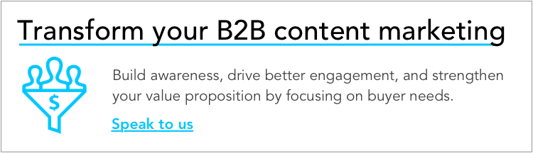 Transform your B2B content marketing