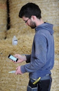 David Lowry using Herdwatch to record remedies and save time on his farm in co Tipp 