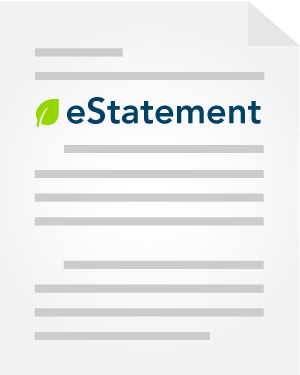 eStatement icon form