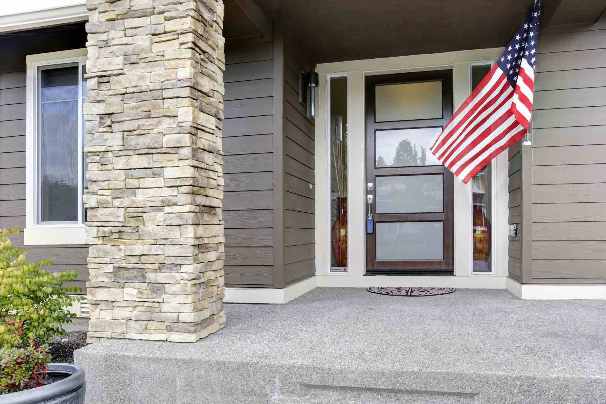 House-front-door-with-flag