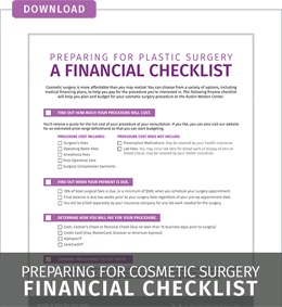 Download Plastic Surgery Financial Checklist