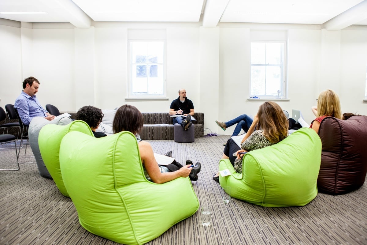 bean bag chair for desk