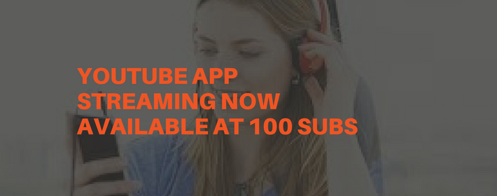 You Can Now Livestream on the YouTube App with Only 100 Subscribers