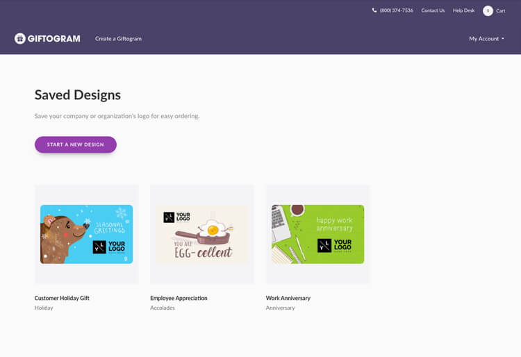 create gift cards for business