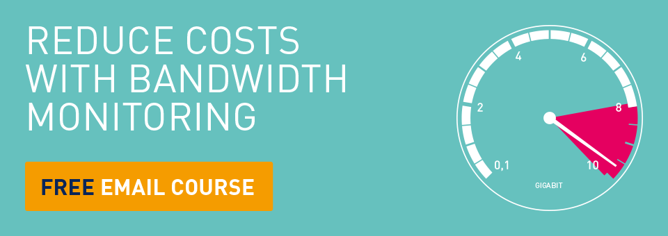 Email course bandwidth monitoring