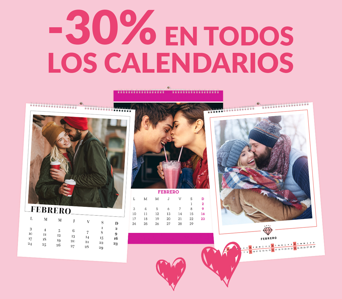 -30% en todos los Calendarios
