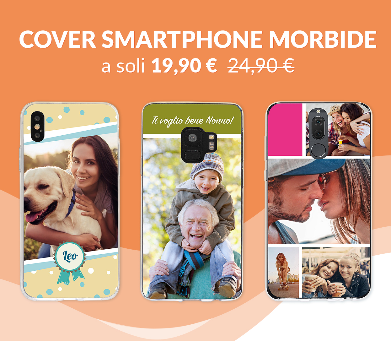 Cover Smartphone Morbide a soli 19,90€ anziché 24,90€