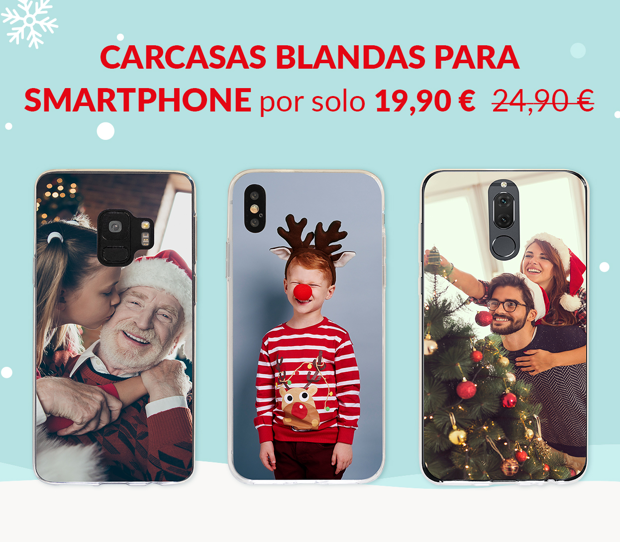 Carcasas blandas para smartphone por solo 19,90 € en lugar de 24,90 €