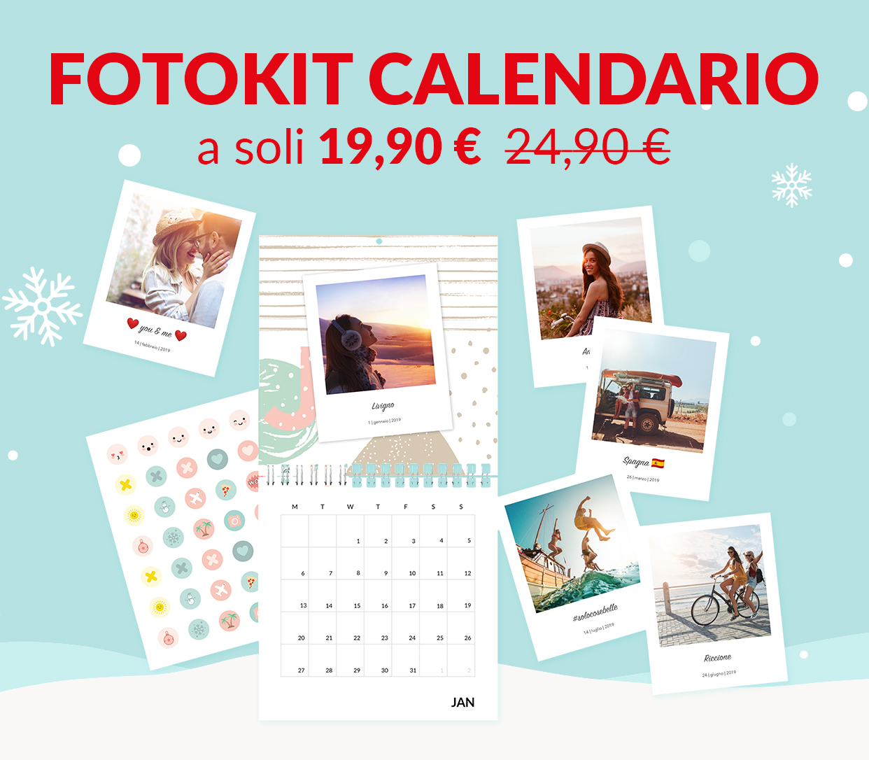 FotoKit Calendario a soli 19,90€ anziché 24,90€
