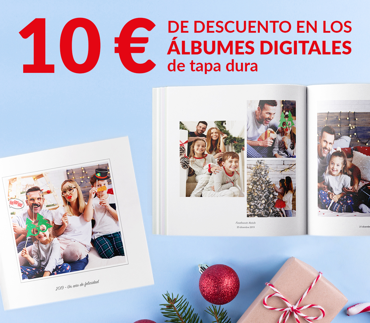 10 € de descuento en los álbumes digitales de tapa dura