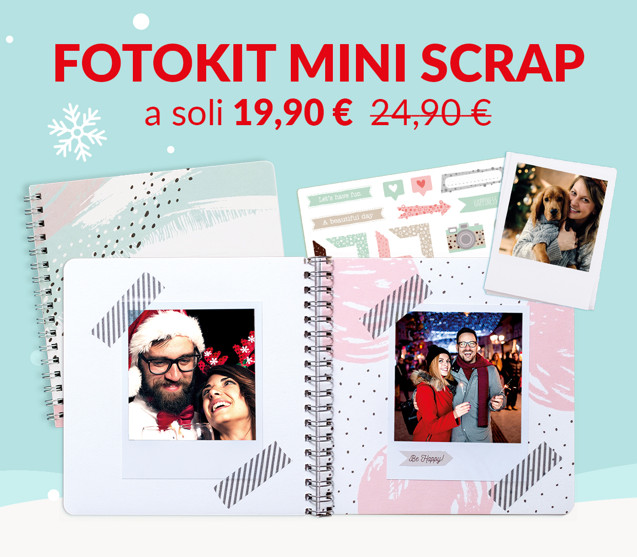 FotoKit Mini Scrap a soli 19,90€ anziché 24,90€