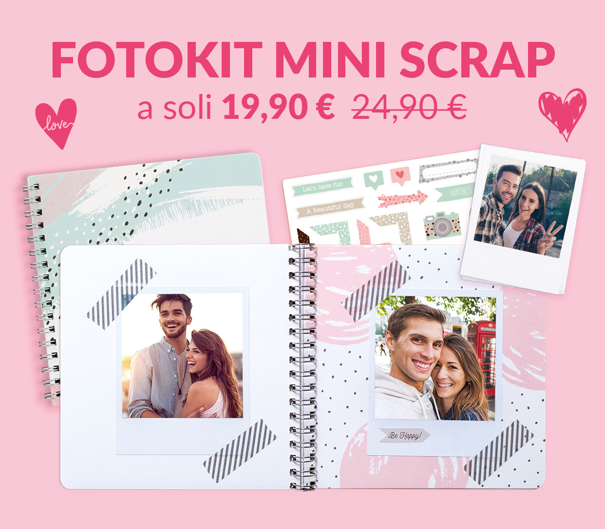 FotoKit Mini Scrap a soli 19,90€ anziché 24,90€