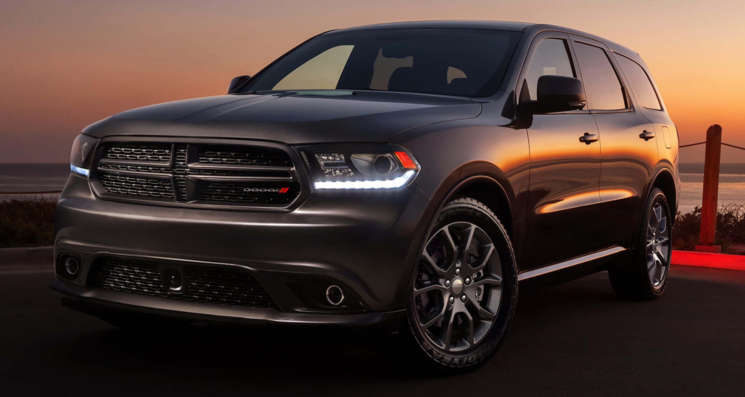 2017 Dodge Durango at night