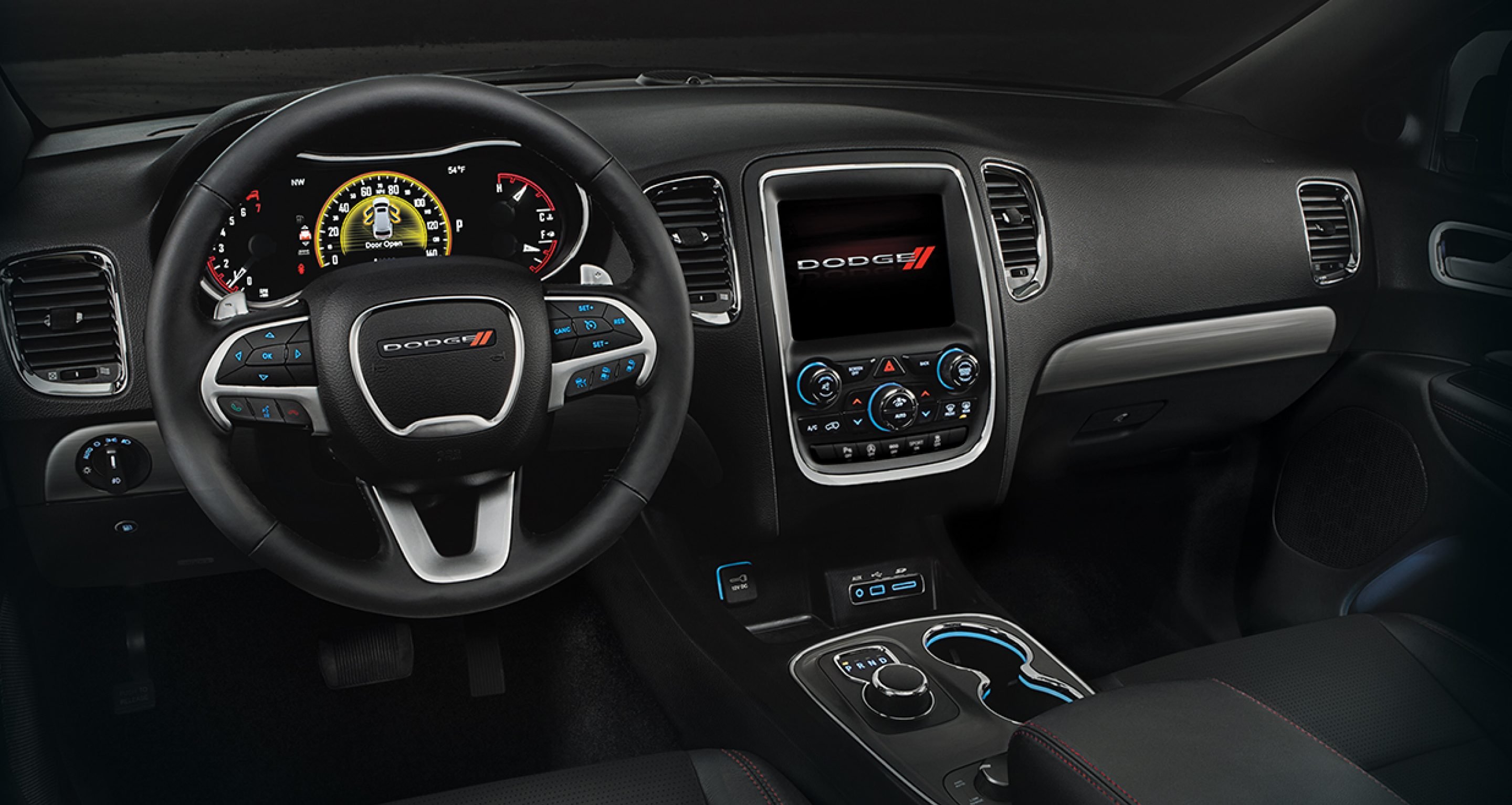 2017 Dodge Durango interior and dashboard