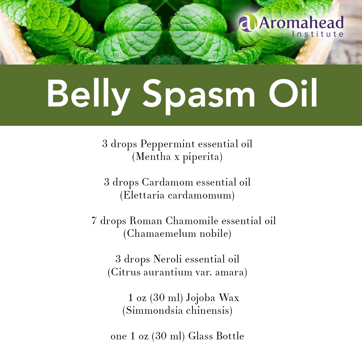 Belly Spasm Oil
