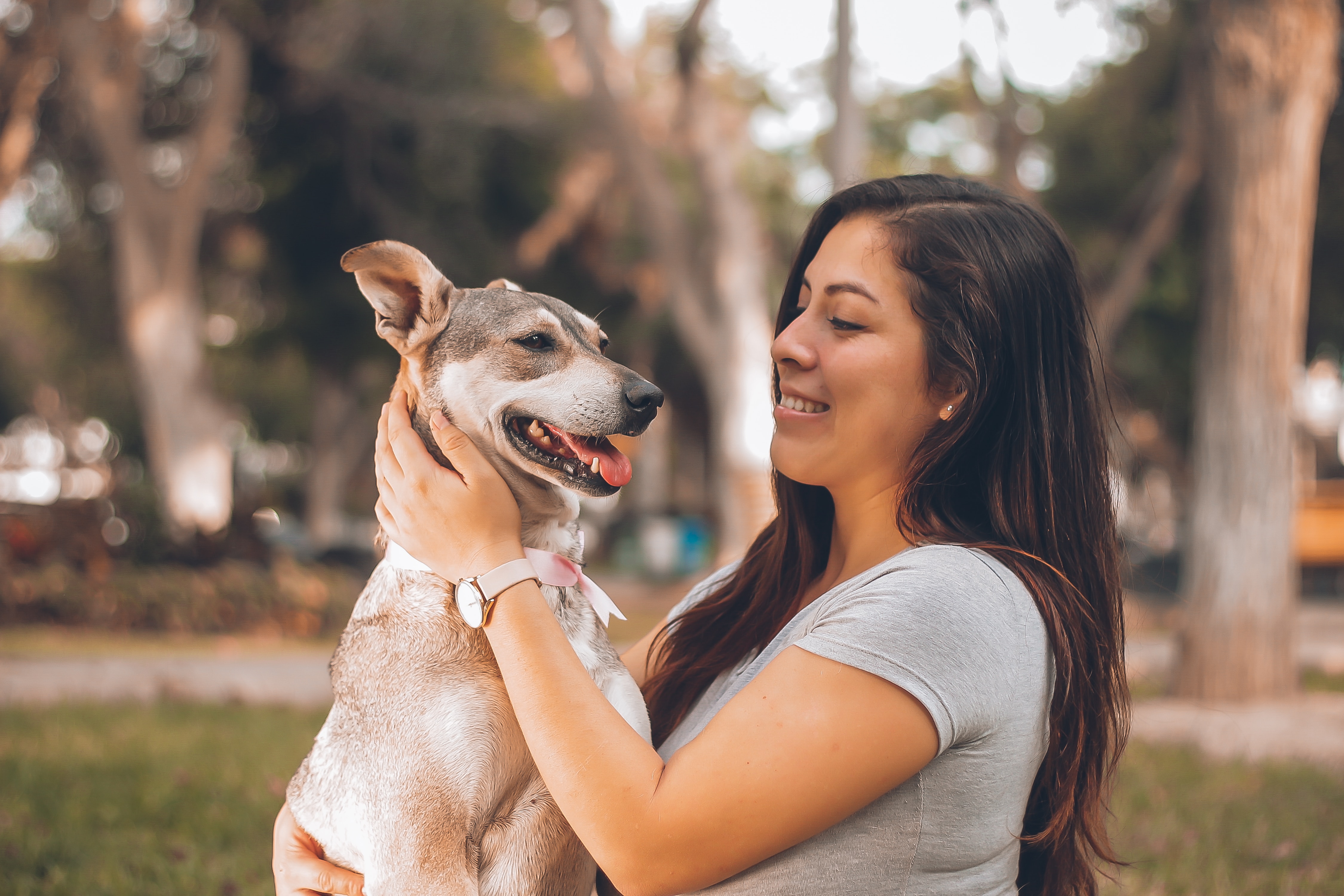 Woman and dog by Manuel Meza from Unsplash