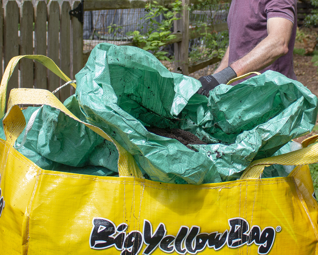 open bag of Soil3