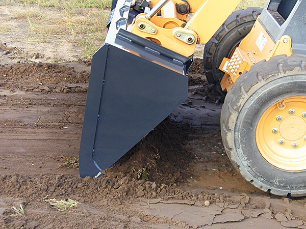 how to grade with a skid steer?