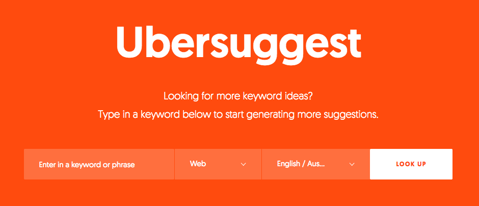 Ubersuggest