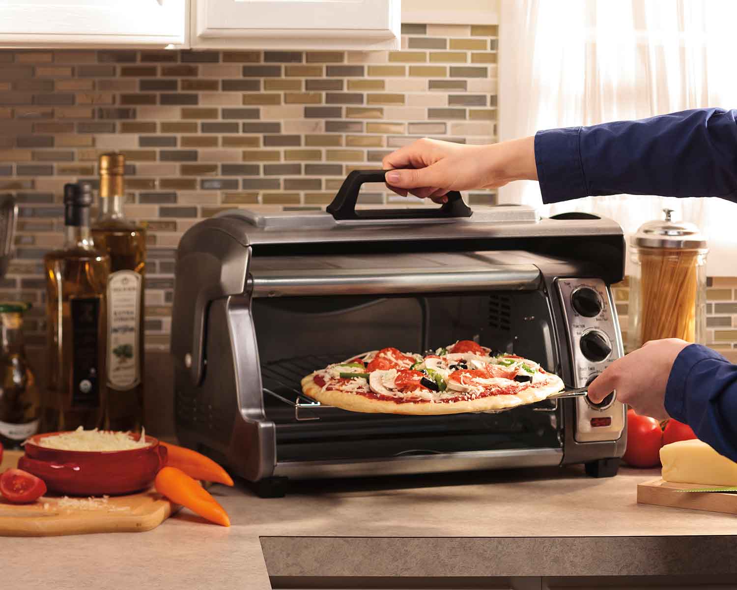 Микроволновая печь для пиццы
