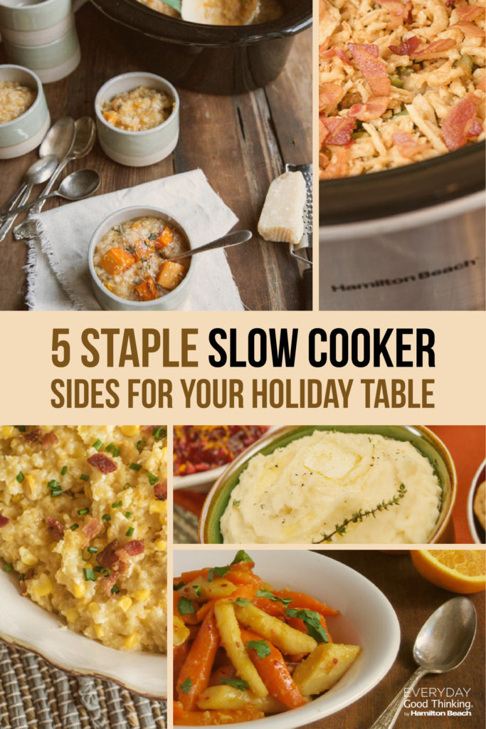 5 slow cooker side dishes for your holiday table
