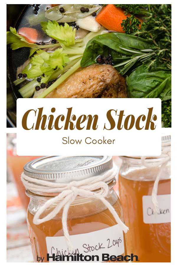 How to Make Chicken Stock in your Slow Cooker 