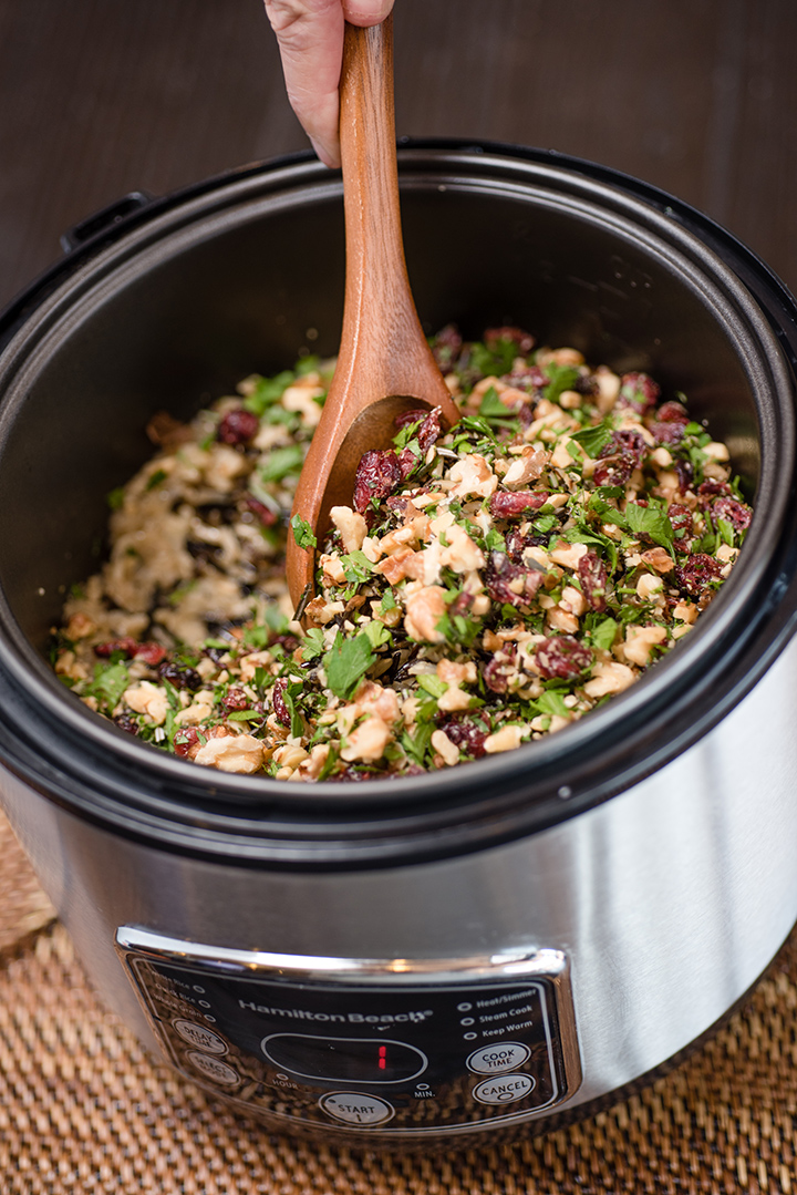 Thanksgiving Side Dish Cranberry Herb Wild Rice Pilaf