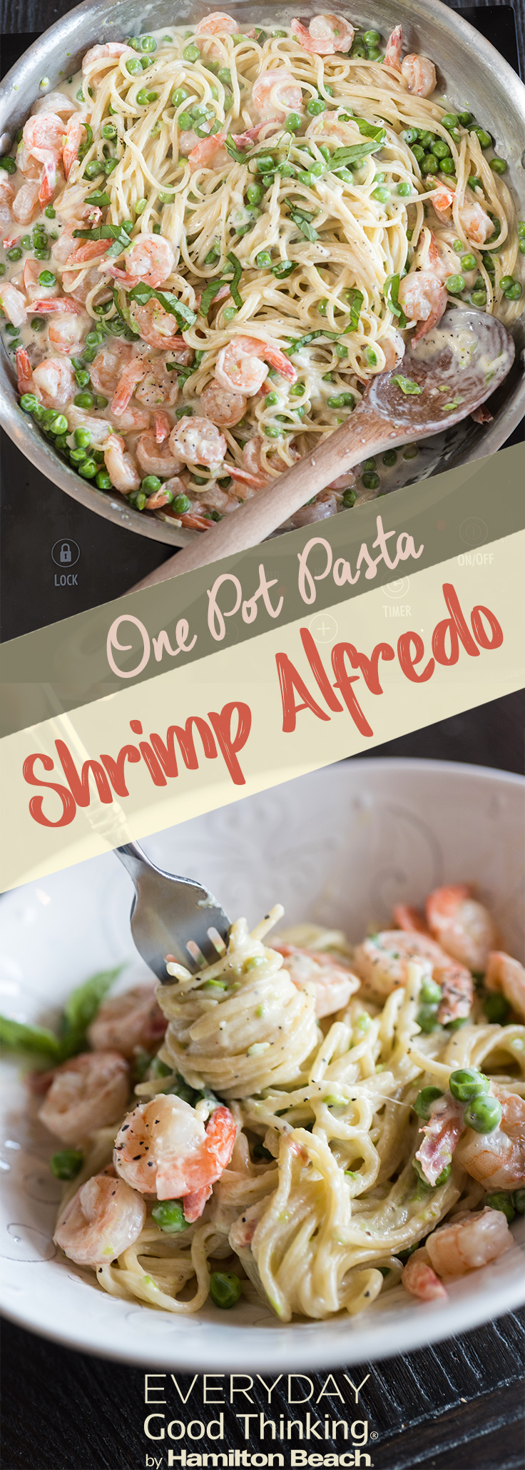 One-Pot Pasta: Shrimp Alfredo