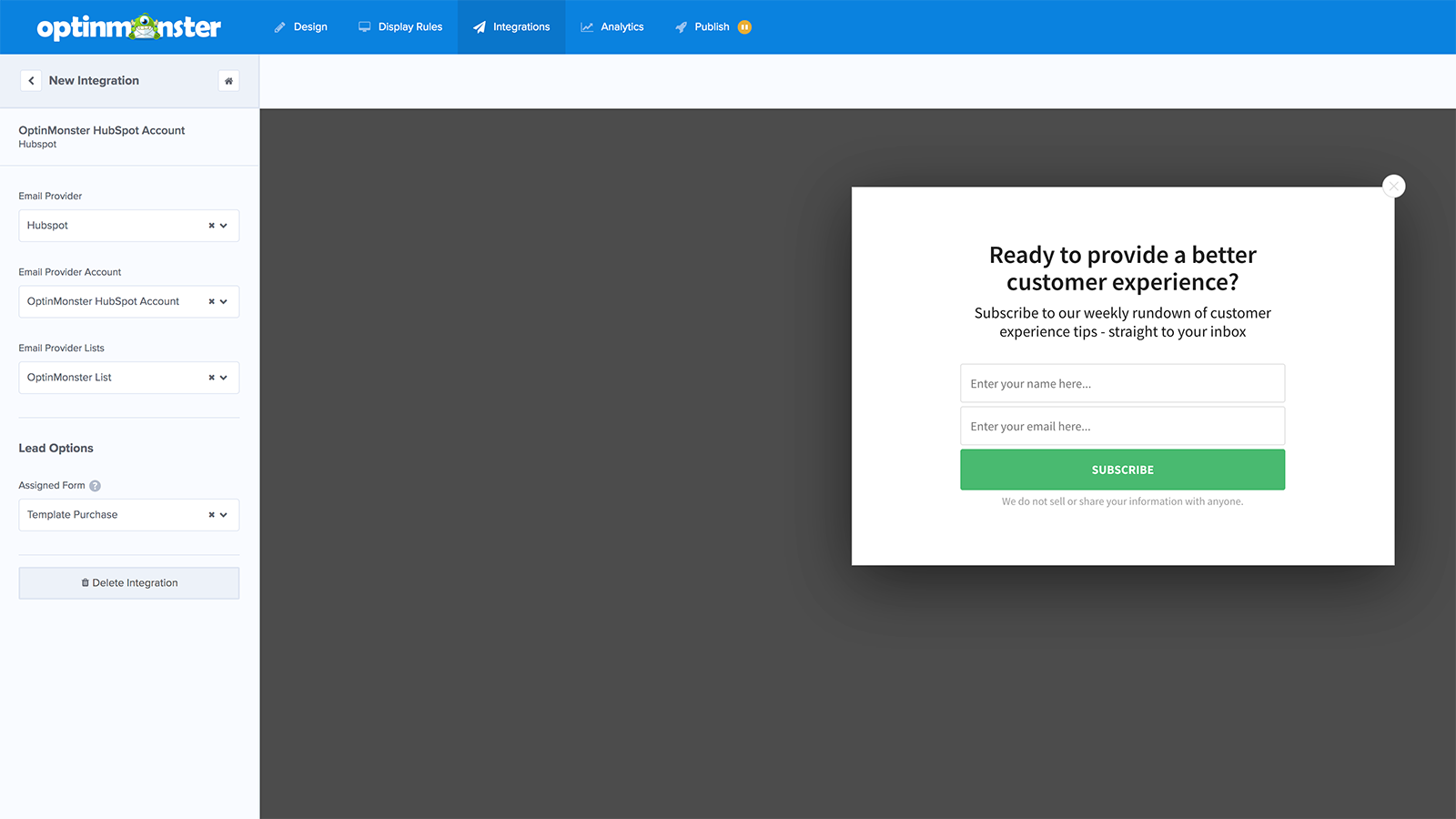 Send more leads, subscribers and customers to your HubSpot account