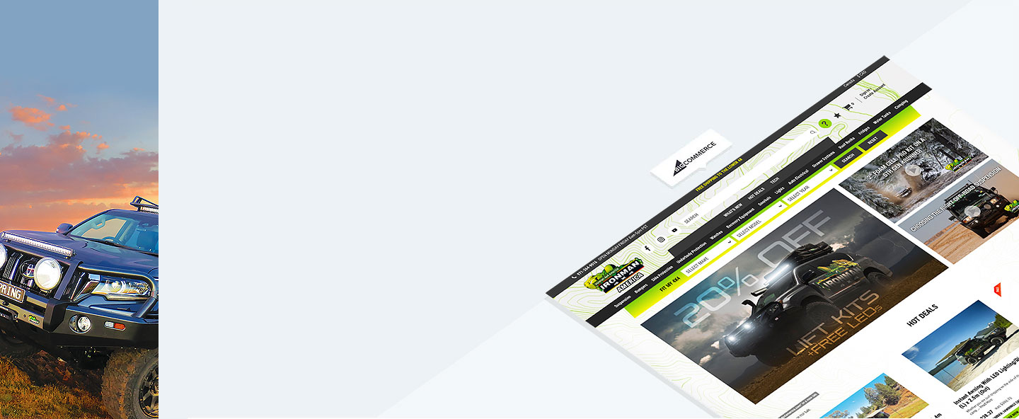 IronMax 4x4 America store and lifestyle imagery
