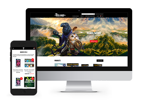 Hit Point Press website displayed on desktop and mobile