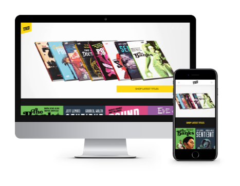 TKO Studios website displayed on desktop and mobile