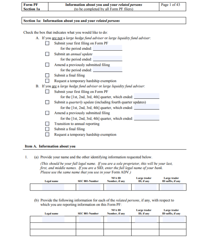 When does an RIA Firm Managing a Private Fund need to file a Form PF?