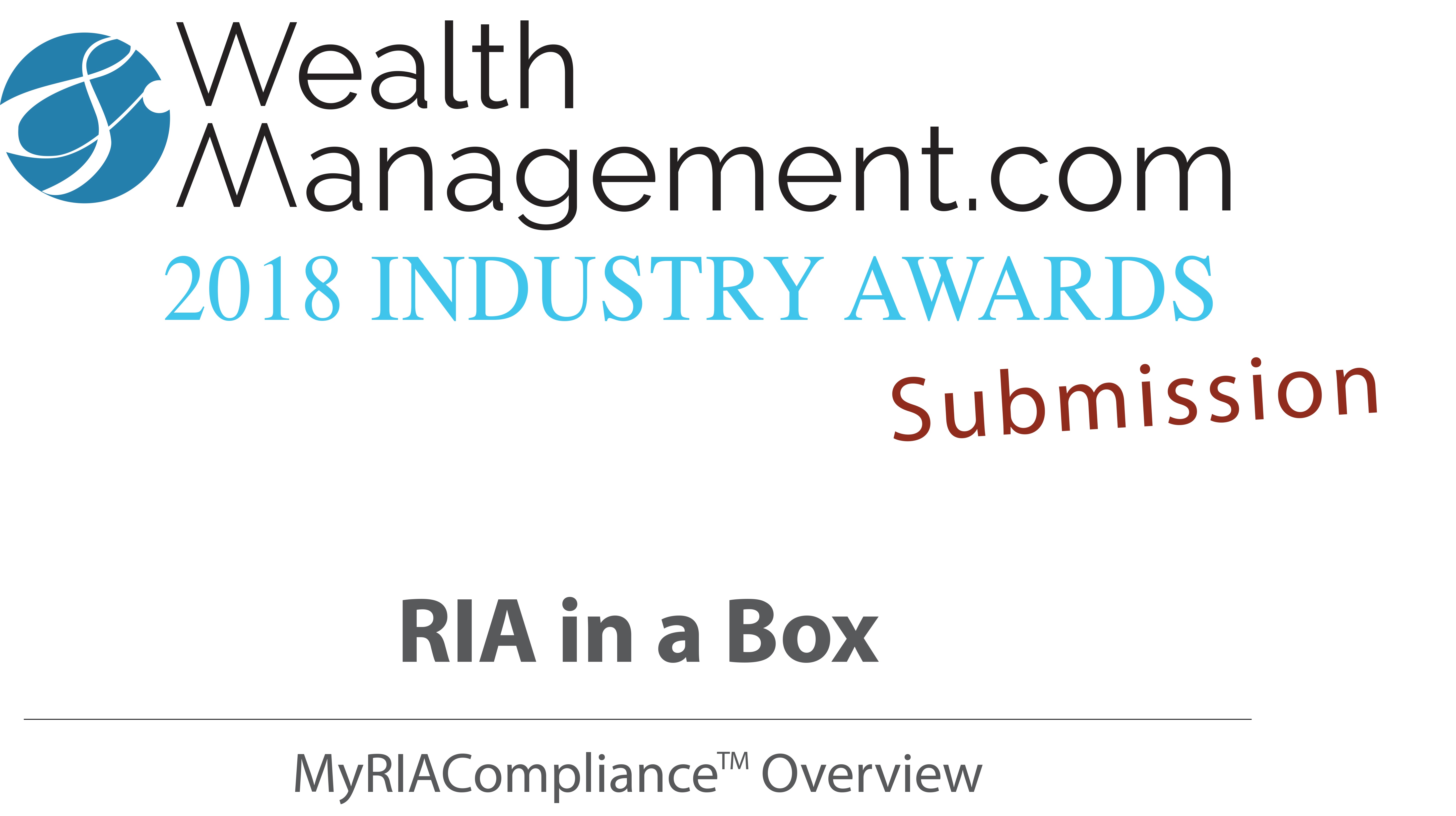 WealthManagement.com Awards 2018 Submission Page 2