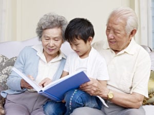 Grandparents And Grandson