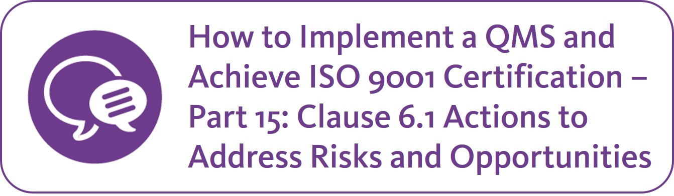 How To Implement A QMS And Achieve ISO 9001 Certification