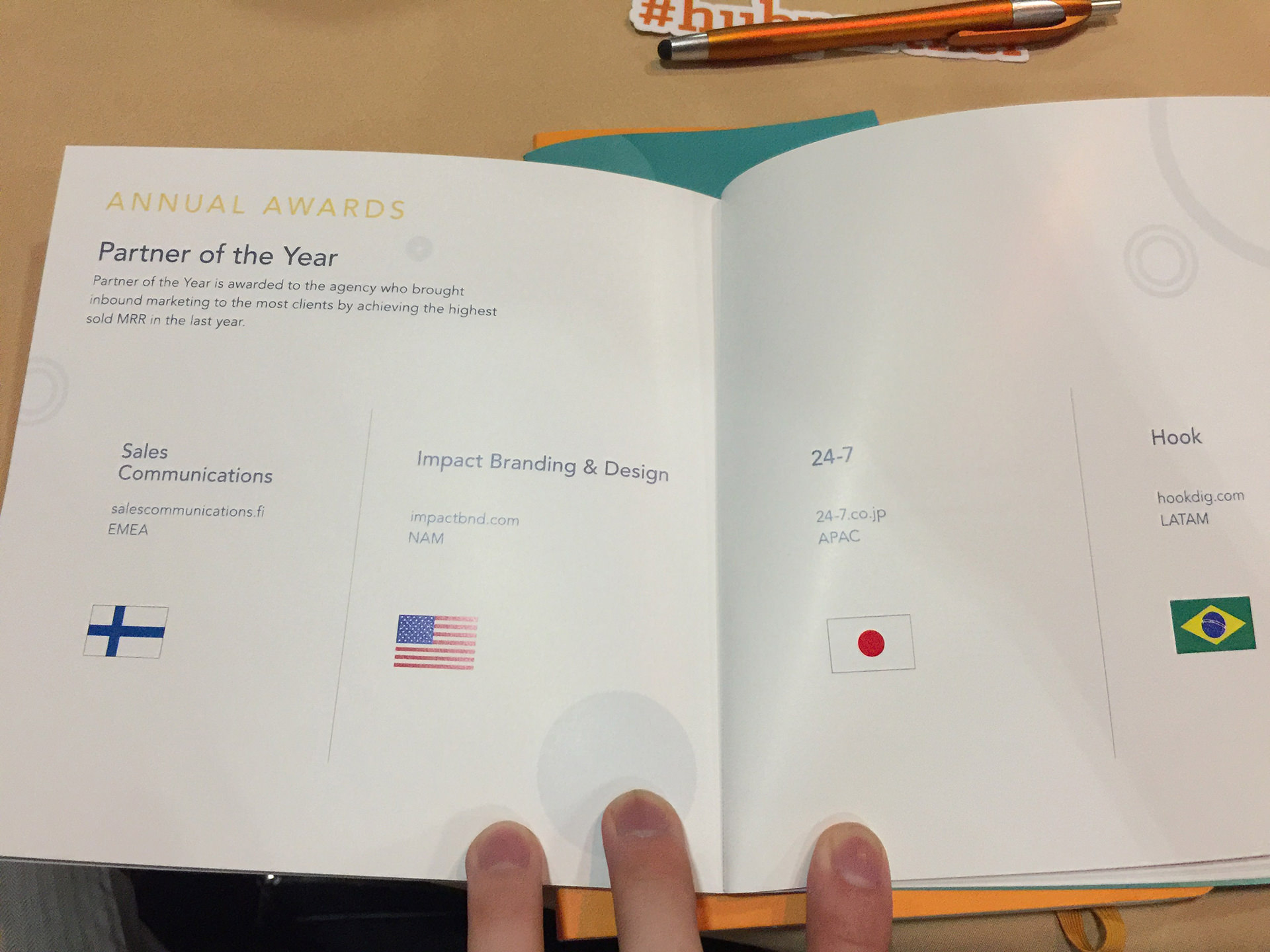 Partner Day専用冊子