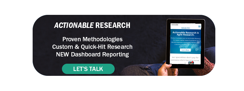 ACTIONABLE RESEARCH Proven Methodologies Custom & Quick-Hit Research NEW Dashboard Reporting