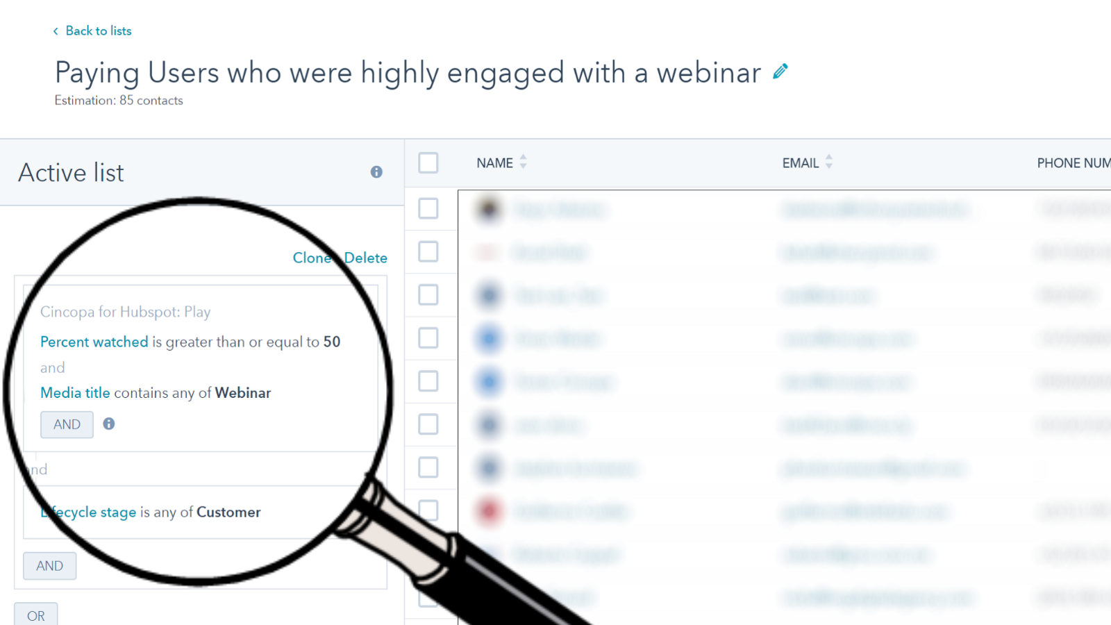 Viewing Based Segmentation