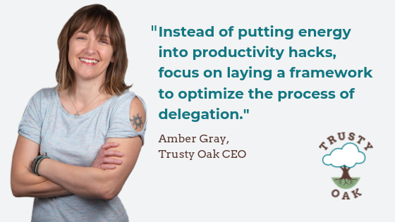 Amber Gray, Trusty Oak CEO