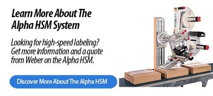 Alpha HSM high-speed label applicator