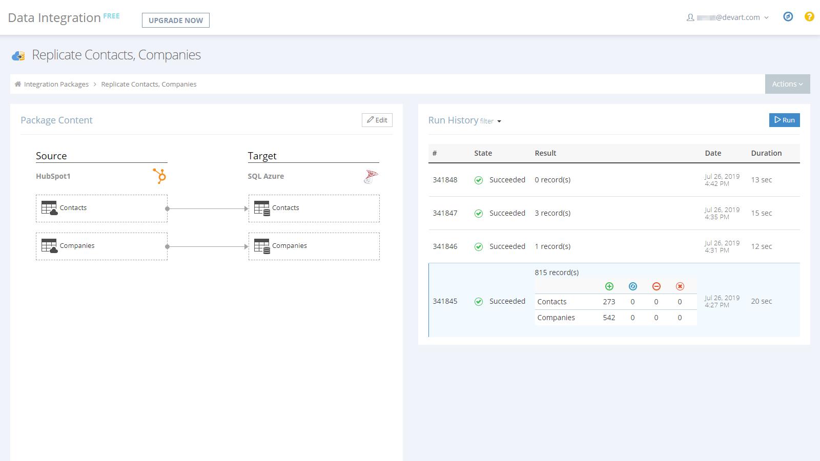 Skyvia HubSpot App Marketplace