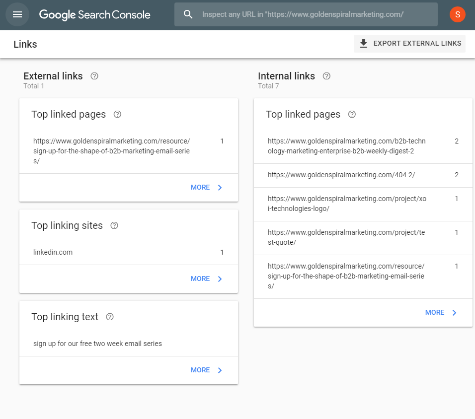 New Google Search Console update