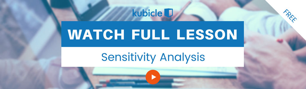 Watch free sensitvity analysis video lesson