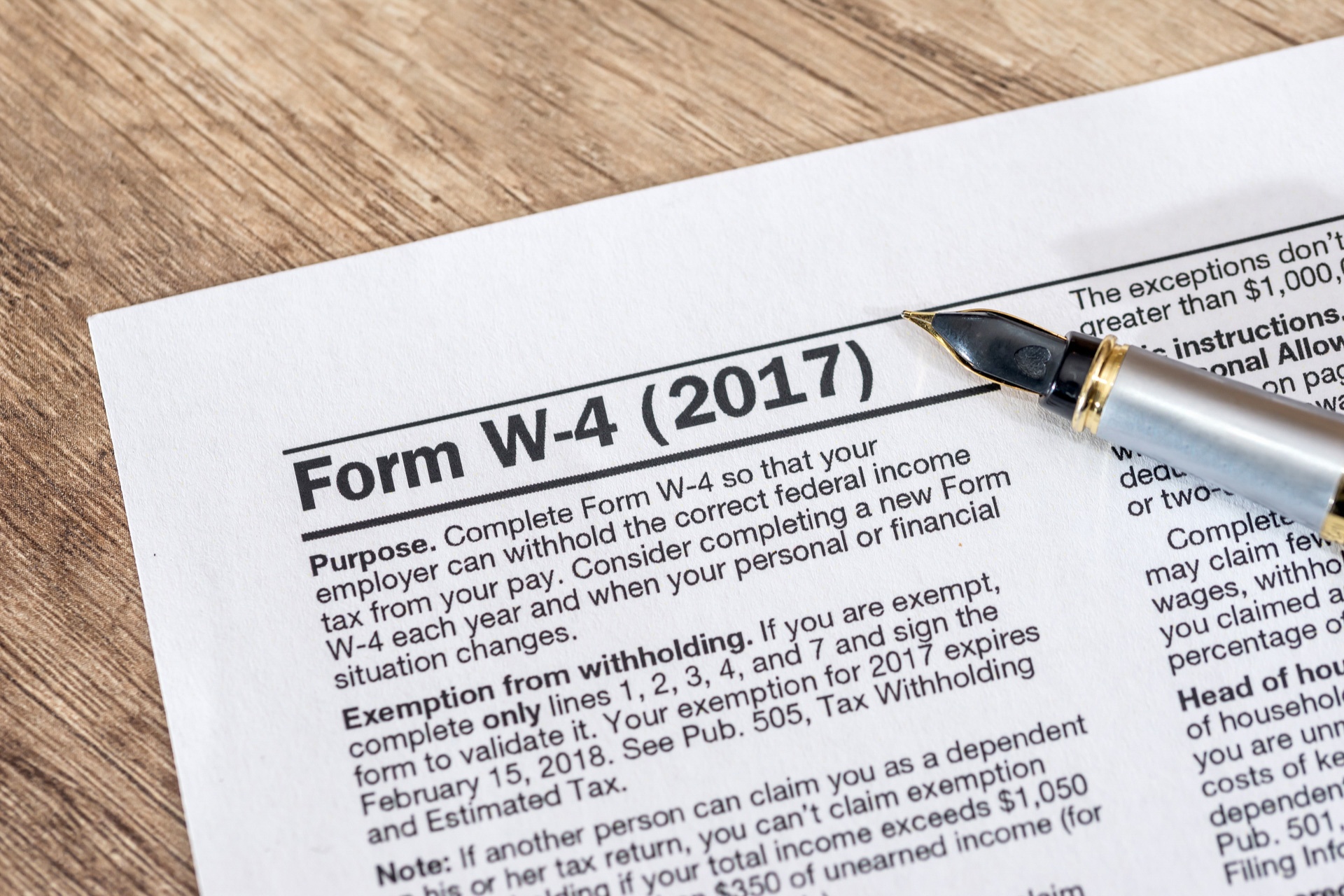 Irs Releases New Tax Withholding Tables For 2018