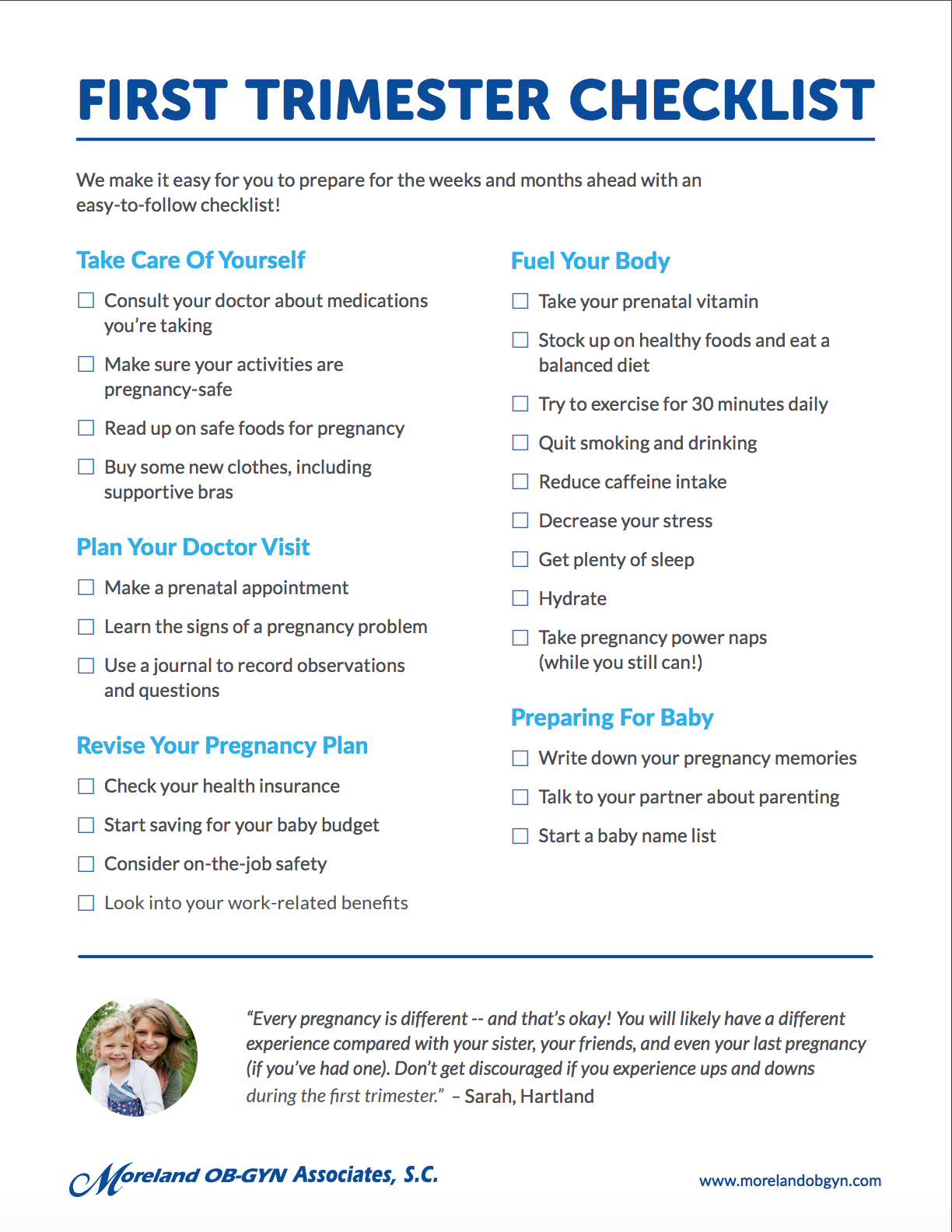 Pregnancy To-Do List: A Week-by-Week Checklist
