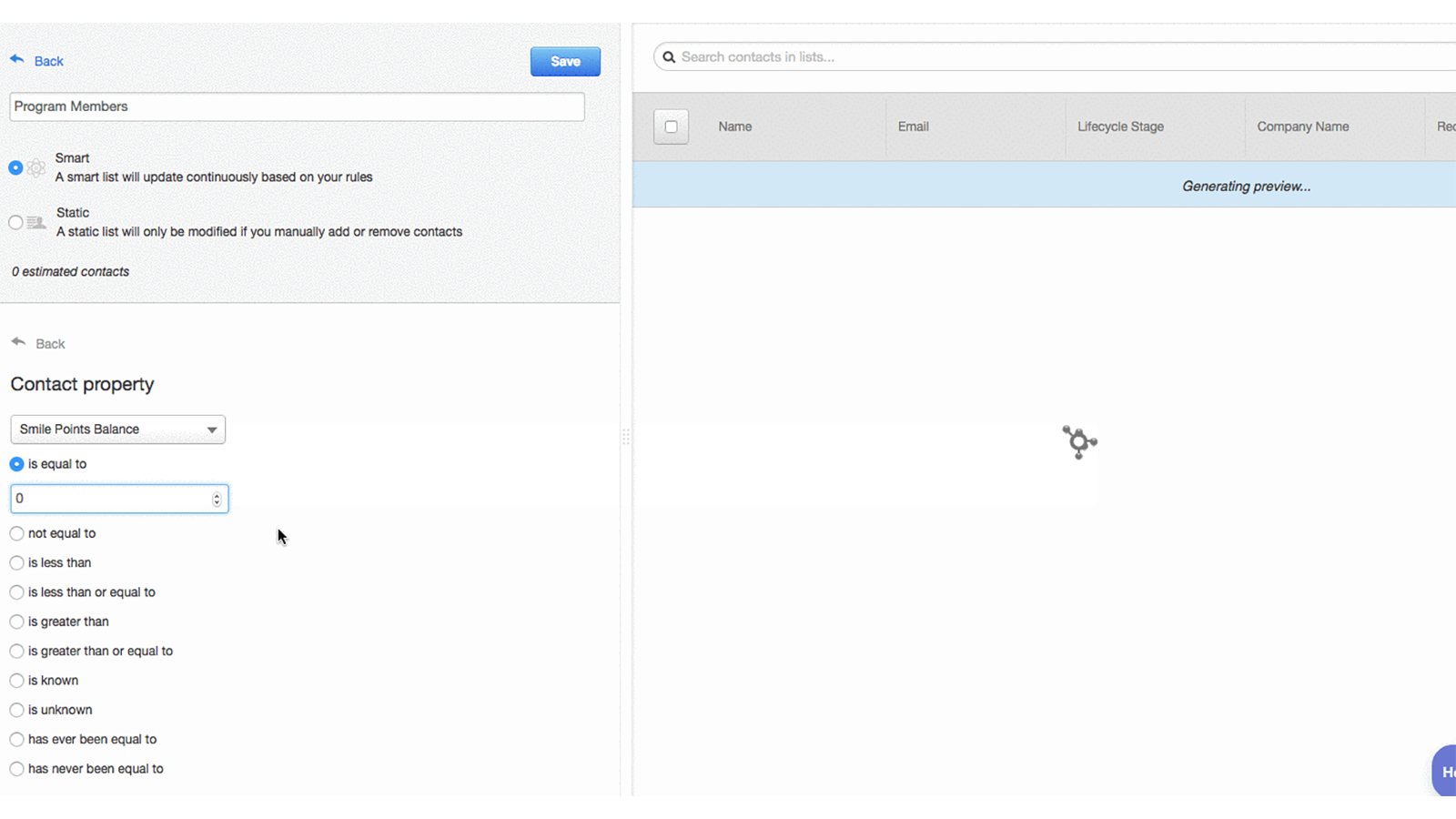 Powerful List Segmentation