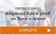 Contributo Viaggio - Risparmi fino a 500€ su Nave o Aereo