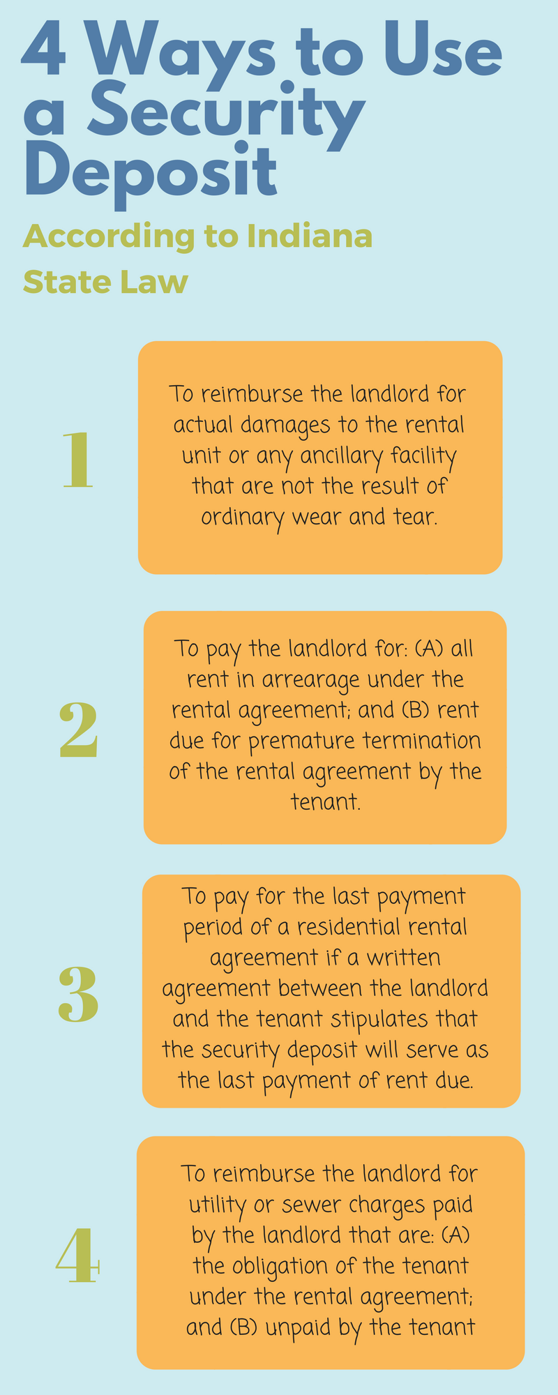 4 Ways to Use a Security Deposit Uses