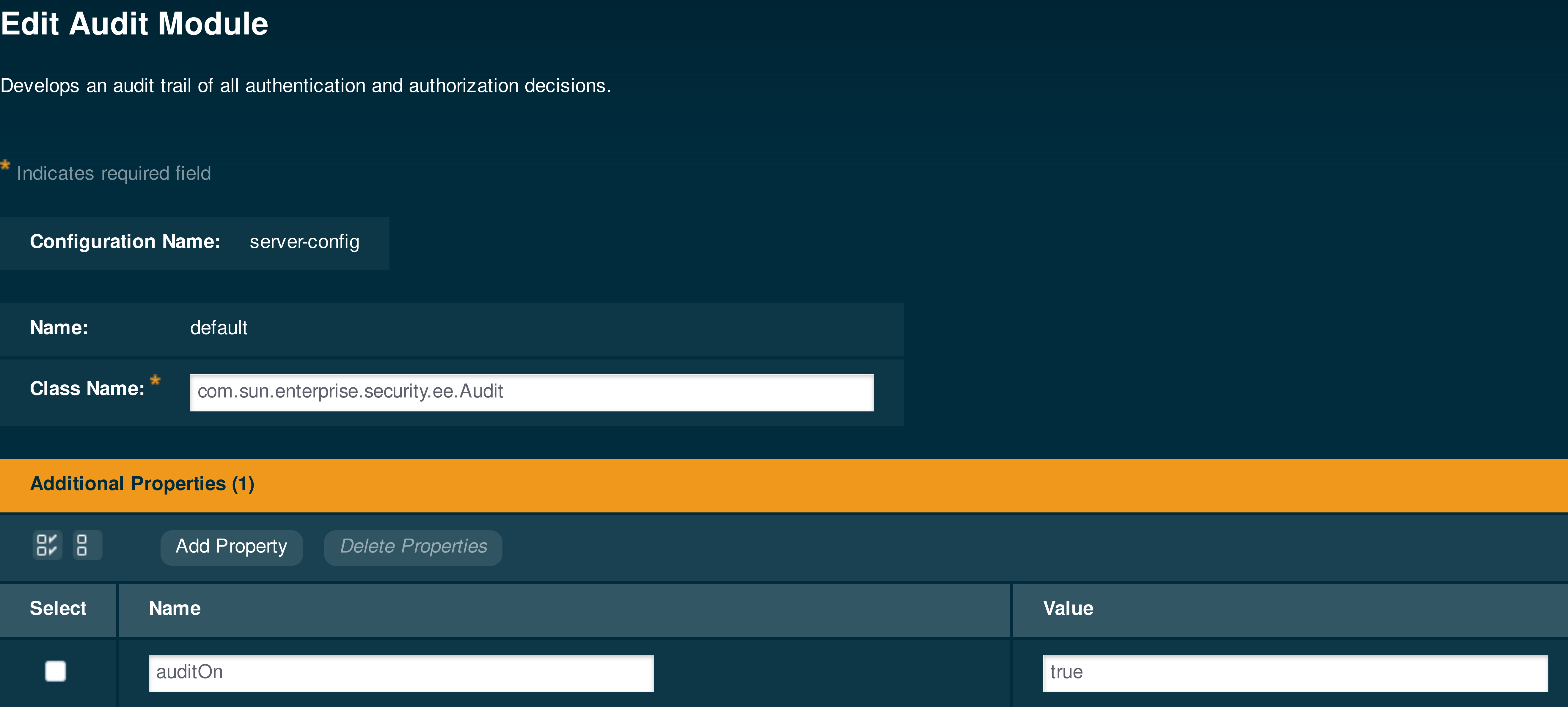 Edit Audit Module Image